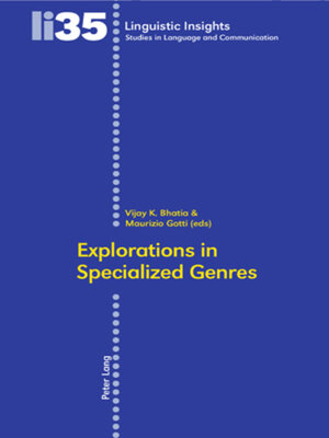 cover image of Explorations in Specialized Genres